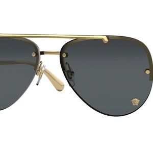 Versace Black and Gold Sunglasses